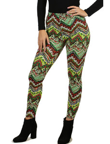 Glara Distinctive women's leggings with a geometric pattern