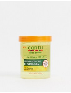 Gel de peinado para mantener la hidratación de manteca de karité con semilla de lino y aceite de oliva de Cantu-Sin color