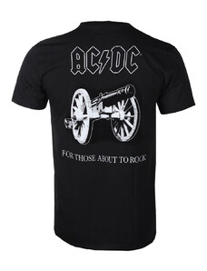 Camiseta metalera para hombre AC-DC - F&B About To Rock - ROCK OFF - ACDCBPTSP06MB