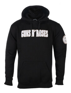 Sudadera con capucha para hombres Guns N' Roses - Logo & Bala Circulo - ROCK OFF - GNRAPQHD01MB