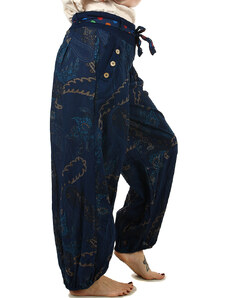 Glara Stylish harem pants with an interesting pattern