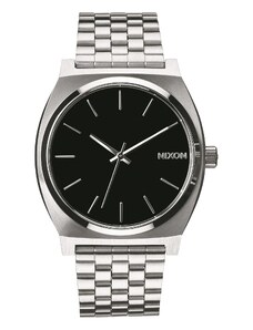 Nixon Reloj analógico 'Time Teller' negro / plata
