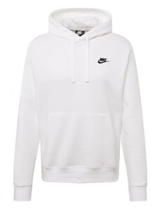 Nike Sportswear Sudadera 'Club Fleece' negro / blanco