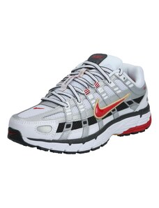 Nike Sportswear Zapatillas deportivas bajas 'P-6000' rojo / negro / plata / blanco