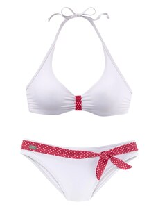 BUFFALO Bikini rosa / blanco