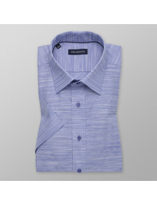 Willsoor Camisa para hombre ajustada en azul claro 11721
