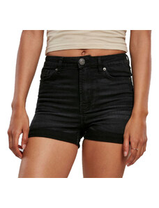 Pantalones cortos para mujer URBAN CLASSICS - negro real lavado - TB3452-negro real lavado