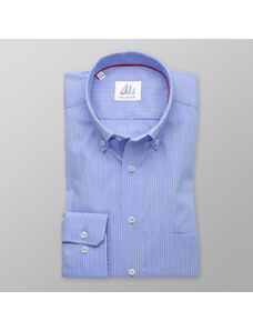 Willsoor Camisa Slim Fit (Altura 176-182) Con Patrón De Rayas Para Hombre 8294