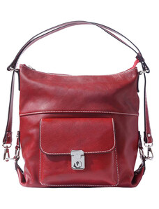Glara Women's leather work bag 2 in 1
