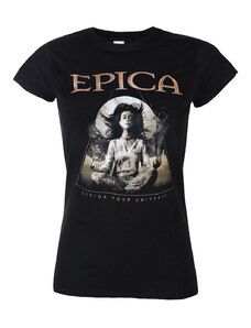 Camiseta de mujer EPICA - DESIGN YOUR UNIVERSE - PLASTIC HEAD - PH12079G