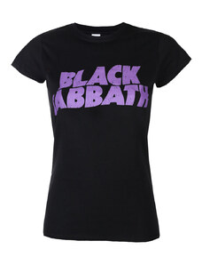 Camiseta mujer Black Sabbath - Wavy Logo - ROCK OFF - BSTSP04LB