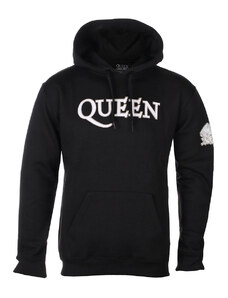 Sudadera con capucha para hombre Queen - Parches Logo & Crest - ROCK OFF - QUAPQHD01MB