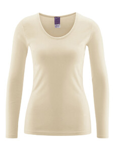 Glara Women's organic cotton long sleeve t-shirt