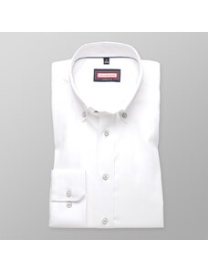 Willsoor Hombres Ajustado camisa (todas altura) 7794 en blanco colorear con ajuste fácil cuidado