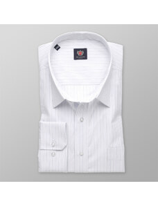 Willsoor Clásico masculino camisa cortada Londres (altura 176-182 + 188-194) 8258 Con rayas