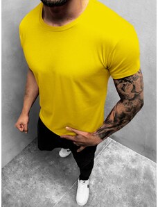 Camiseta de hombre amarilla claro OZONEE JS/712005/33