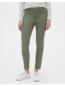 Moda Pantalones Pantalones de cintura baja Basic pantal\u00f3n de cintura baja verde look casual 