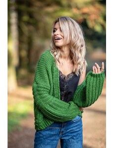 Glara Women's wool knitted cardigan