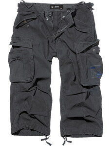 Pantalones cortos 3/4 hombres BRANDIT - industria de la vendimia Negro - 2003/2