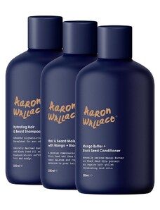 Set de cuidado para el cabello de 750 ml 3-Step Haircare System de Aaron Wallace (ahorra un 5%)-Sin color