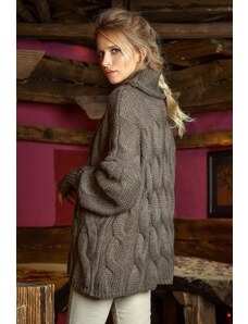 Glara Women's oversized sweater with wool