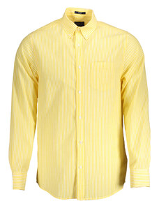 Camisa De Manga Larga De Hombre Gant Amarilla