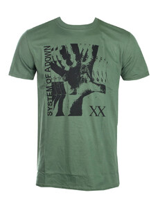 Camiseta para hombre System Of A Down - Intoxicated - VERDE - ROCK OFF - SOADTS15MMG