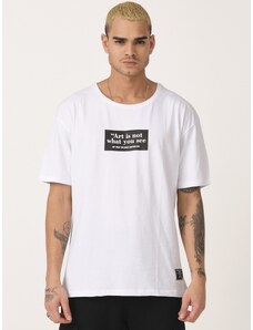 Camiseta de hombre blancos OZONEE MR/21540