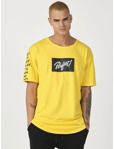 Camiseta de hombre amarillo OZONEE MR/21550