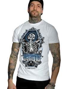 Camiseta para hombre HYRAW - Graphic - SKULL AND BONES - BLANCO - SS21-M27-TSH