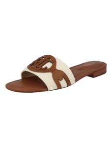 Lauren Ralph Lauren Zapatos abiertos 'Alegra' crema / marrón / blanco