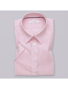 Willsoor Camisa de mujer con delicado patrón rosa claro 12594