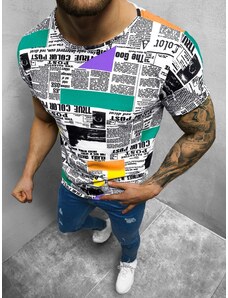 Camiseta de hombre de colores OZONEE O/BL49
