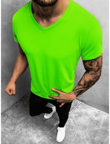 Camiseta de hombre verde claro OZONEE JS/712007/31