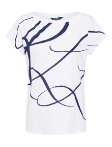 Lauren Ralph Lauren Camiseta 'GRIETA' azul noche / blanco