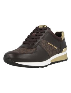 MICHAEL Michael Kors Zapatillas deportivas bajas 'ALLIE' marrón / marrón castaño / oro