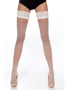 Glara Self-holding nylon stockings with decorative lace 20 DEN