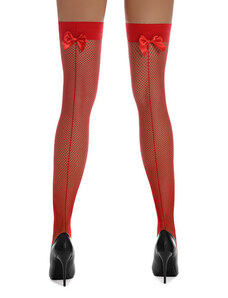 Glara Mesh self-holding stockings 20 DEN ribbon