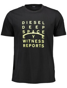 Camiseta Diesel Manga Corta Hombre Negro