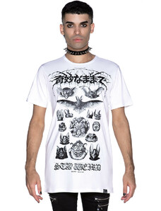 Camiseta unisex KILLSTAR - Stay Weird - Blanco - KSRA003042