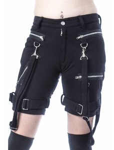Pantalones cortos para mujer (chándal) CHEMICAL BLACK - RENITA - BLACK - POI1042
