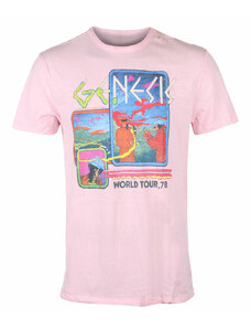 Camiseta para hombre GENESIS - WORLD TOUR 78 - PINK KASHMIR - AMPLIFIED - ZAV210H11_PK