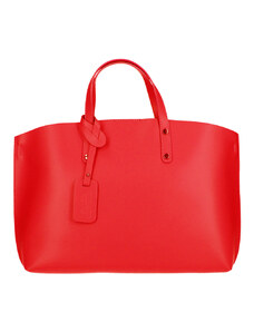 Glara Italian spacious leather handbag