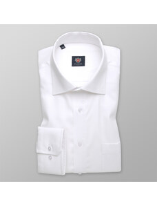 Willsoor Elegante camisa clásica blanca para hombres 12953