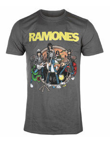 Camiseta para hombre Ramones - Road To Ruin - Carbón - ROCK OFF - RATS43MB