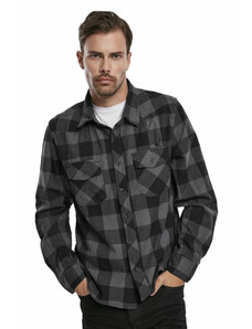 Camisa para hombre BRANDIT - cuadros - 4002-negro/gris cuadros