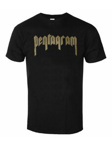 Camiseta para hombre Pentagram - Logo - Negro - INDIEMERCH - INM057
