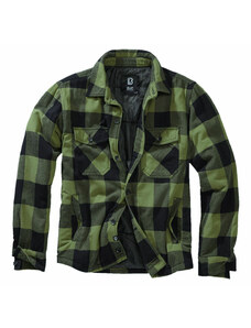 Chaqueta de hombre BRANDIT - Lumberjacket - 9478-black+oliv Gingham