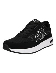 ARMANI EXCHANGE Zapatillas deportivas bajas negro / blanco