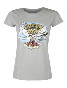 Camiseta de mujer Green Day - Vtge Dookie - GRIS - ROCK OFF - GDTSW01LG